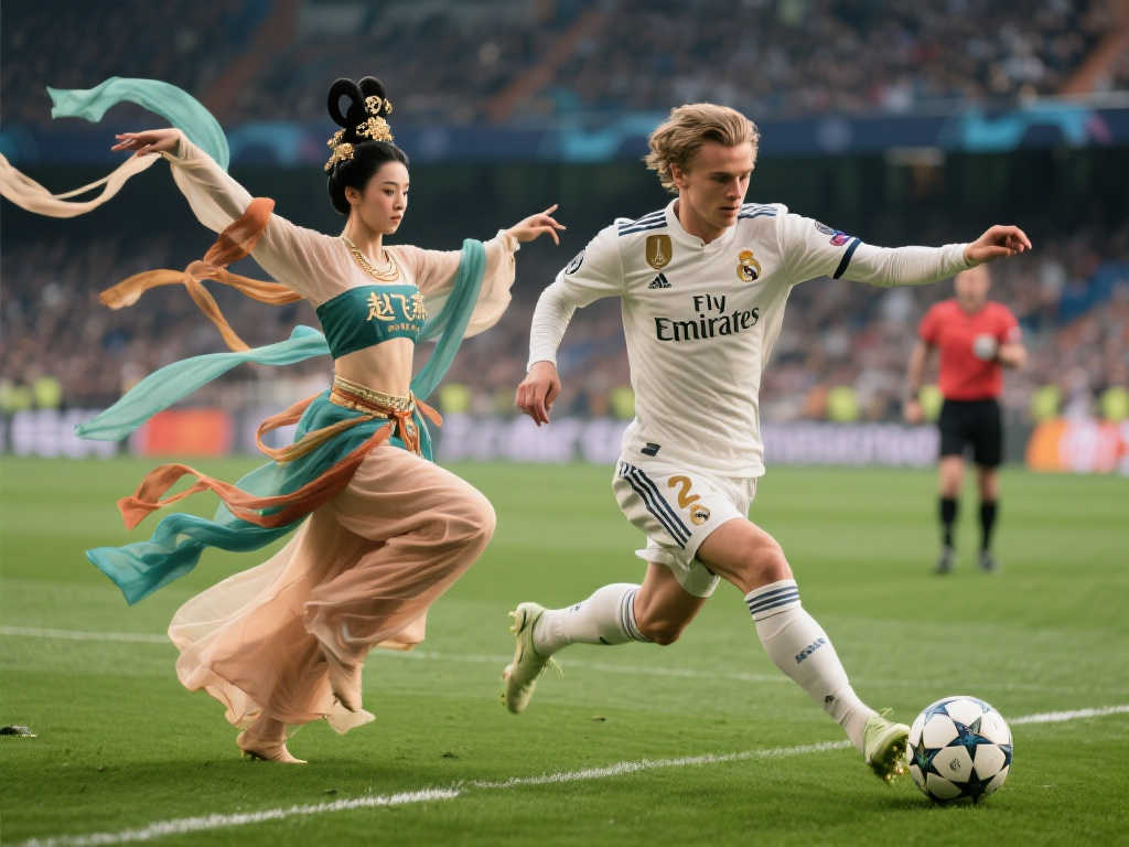 欧冠半决赛阿森纳核心低迷，厄德高遭遇挪威“赵飞燕”的舞蹈魅惑